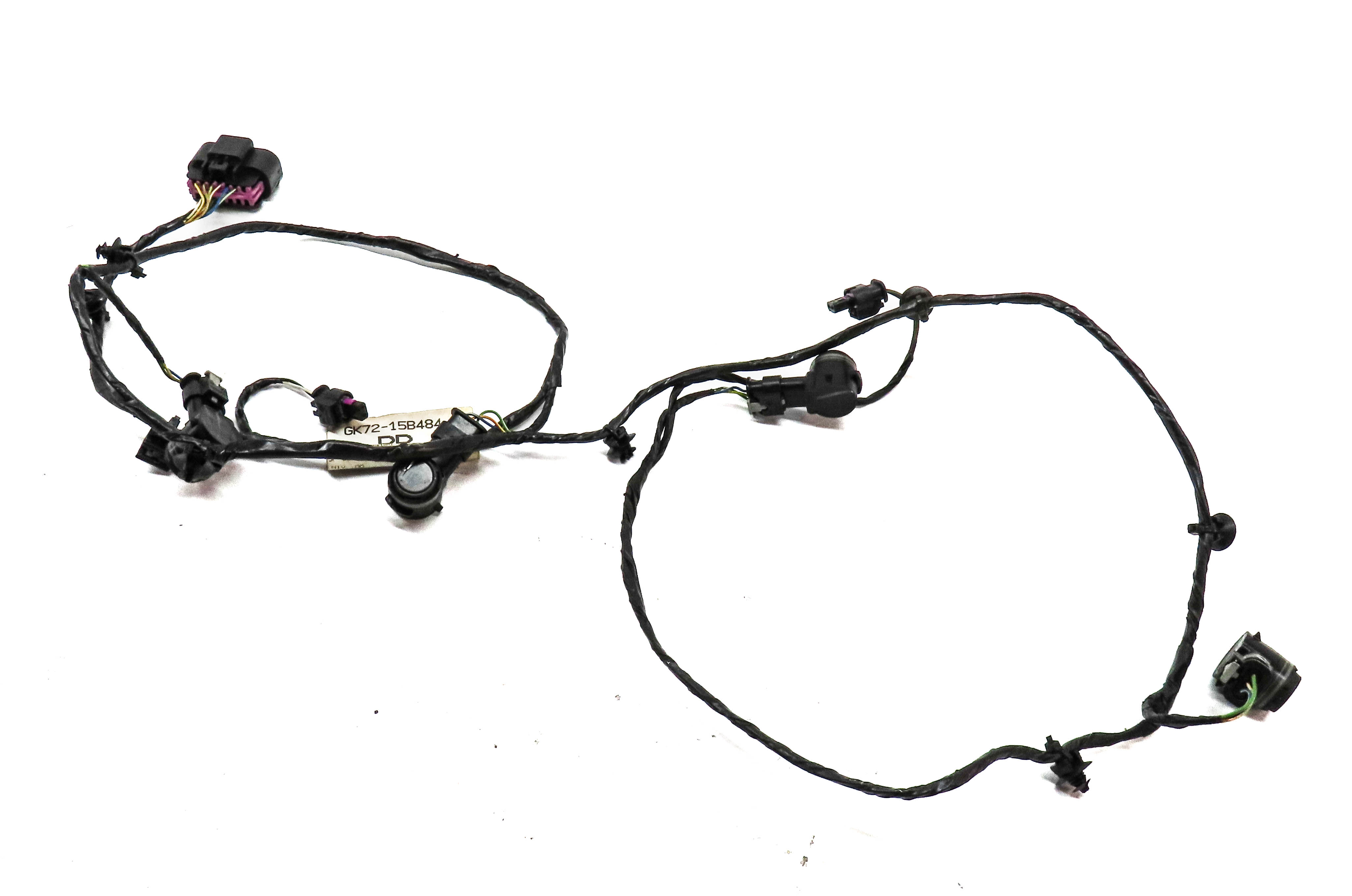 2016 DISCOVERY SPORT (L550) REAR PARK ASSIST PDC SENSOR SET 4 (BLACK) & HARNESS — exact item pictured